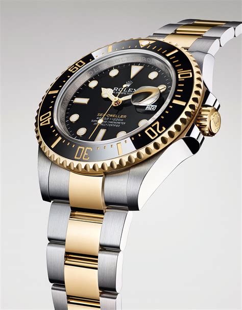 two tone rolex sea dweller